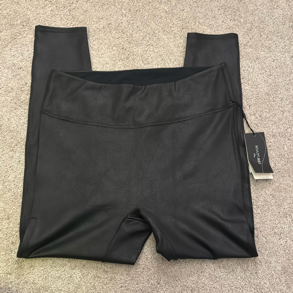 NWT Faux Leather leggings